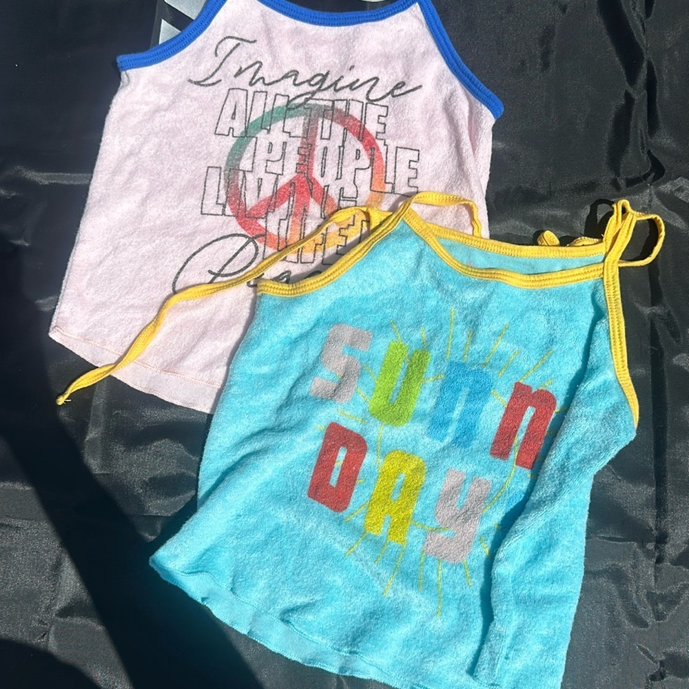 Rowdy sprouts girls tanks sz 6 0033